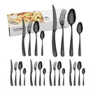 Ljojo 24pc Stainless Steel Tableware Set in Star Color Box - Family Pack