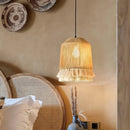 Japanese Hemp Rope Pendant Lamp: Nordic Chandelier for Dining Room & Bar by Ljojo