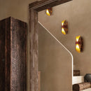 Hand Woven Rattan Wall Lamp: Japanese Retro Wabi Sabi Style for Tea Room by Ljojo