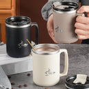 Ljojo 450ml Stainless Steel Double Wall Insulated Water Cup Mug Anti-Scalding