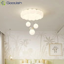 Modern Nordic LED Ceiling Light Rabbit Princess Chandelier for Living Room by Ljojo