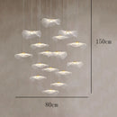 Ljojo LED Chandelier Pendant Lights for Modern Bedroom and Dining Room