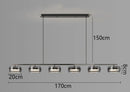Ljojo LED Pendant Light Chandeliers for Living and Dining Room Lighting