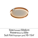 Modern LED Ring Ceiling Light for Dining Room Living Room by Ljojo |
Minimalist Home Lighting for Bedroom and Study Room