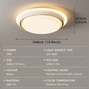 Modern Vaneless Ceiling Fan Light with Remote Control by Ljojo for Bedroom Decor