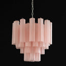 Art Deco Stained Glass Chandelier Luxury Pendant Light for Kitchen Dining Room by Ljojo