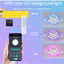 Ljojo LED Pendant Chandelier with Remote Control Dimmable Lighting