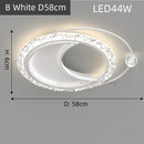 Ljojo LED Round Gold Ceiling Light - Modern Luxe Nordic Style