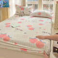 Ljojo 100% Cotton Mattress Protector Cover - Single Piece, Non-slip, Dustproof