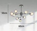 Ljojo LED Pendant Light Chandeliers for Staircase & Living Room, Modern Indoor Hanging Lamps