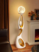 Ljojo Luxury Resin Sculpture LED Floor Lamp