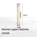 Ljojo Marble LED Wall Lights Copper Sconces Luxury Bedroom Lamp