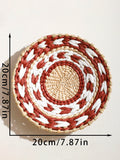 Boho Hand Woven Wall Basket for Home Decor by Ljojo™