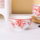 Ljojo 4.5" Ceramic Rice Bowl - Microwave and Oven Safe Kitchen Tableware