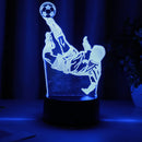Football Player Night Light 3D Sports Decoration Desk Lamp by Ljojo