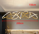 Ljojo LED Staircase Chandeliers Modern Home Decor Hanging Light Indoor Lighting