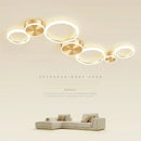 Modern LED Ceiling Light Fixture Brushed Aluminum Living Room Dining Bedroom Lamp Ljojo