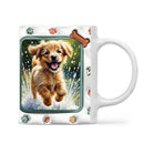 Ljojo 3D Custom Dog Portrait Mug - Perfect Gift for Dog Moms