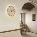 Ljojo LED Travertine Wall Sconce Lamp with Pull Chain Switch