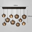Modern LED Pendant Light Glass Chandelier for Living Room & Bedroom by Ljojo