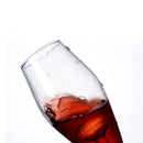 Ljojo 3D Diamond Rose Red Flower Champagne Flute 220ml Glass Cup