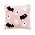 Cute Halloween Embroidered Throw Pillow Cover for Home Decor by Ljojo