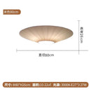 LED Ceiling Chandeliers Lamps Flush Mount Fabric Pendant Lights Home Decor Ljojo