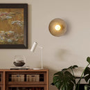 Ljojo Minimalist Japanese Wabi Sabi Wall Lamp for Bedroom Dining Room Living Room