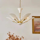 Japanese Style Cream Ceramic Chandelier for Restaurant and Bedroom Decor - Ljojo