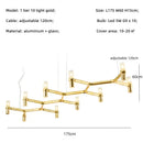 Ljojo Metal Pendant Chandelier: Modern Luxury G9 LED Lighting Fixture