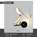 Ljojo 350° Rotatable LED Wall Lights with Touch Switch ON/OFF