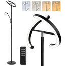 Ljojo Modern LED Rotating Floor Lamp for Living Room Bedroom Study Reading