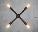 Ljojo Industrial Metal Wall Lamp: Postmodern Led Chandeliers for Living Room & Bedroom