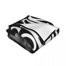 Ljojo Luxe Furry Throw Blanket for Stylish Sofas and Home Decor
