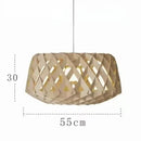 Bamboo LED Pendant Light Hand Made Creative Art Home Decor by Ljojo