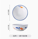 Ljojo 5 Inch Ceramic Bowl Set for Vegetables, Soup, Eggs, Air Fryer, Salad, Noodles