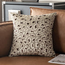 Ljojo 3D Leopard Print Sherpa Pillow Cover 18x18 Inch in Various Colors