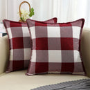Ljojo Linen Chenille Pillow Case 50x50cm Sofa Bed Car Decorative Cushion Cover