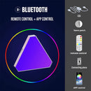 LED Triangular Quantum Lamp RGB Smart Tuya APP Sound Pickup Rhythm Atmosphere Light for Game Room by Ljojo