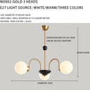 LED Scandinavian Chandelier Pendant Lamp Warm Glass Stylish Lighting for Living Room by Ljojo