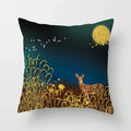 Golden Tree Forest Pillow Case by Ljojo: Car/Home Sofa Bed Decor, 45x45cm Decorative Cushion Cover