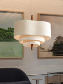 Japanese Wabi Sabi LED Ceiling Chandelier Pendant Light for Living Room by Ljojo