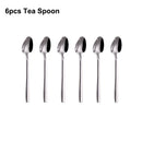 Ljojo 21-Piece Stainless Steel Cutlery Set - Mirror Finish Elegant Tableware