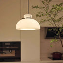 Nordic Glass Bowl LED Pendant Light Minimalist for Bedroom Dinning Room Chandelier by Ljojo