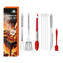Ljojo 21-Piece BBQ Tool Set, Stainless Steel, Outdoor Grill Bag