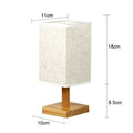 LED Table Lamps Simple Chinese Style Dimmable USB Plug Night Light Fabric Lampshade by Ljojo