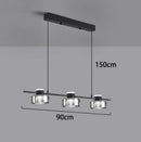 Ljojo LED Staircase Chandeliers - Modern Hanging Light for Living Room