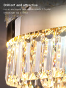 Ljojo Luxury Crystal Ceiling Chandeliers for Living Room Bedroom Villa