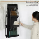 Ljojo™ Gray Handbag Organizer Hanging Storage Bag for Closet Wardrobe & Door