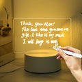 3D Night Light Strip DIY Writing Board Creative Bedside Lamp - Ljojo